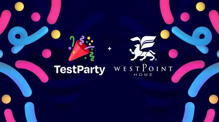 TestParty Logo and WestPoint Home Logo