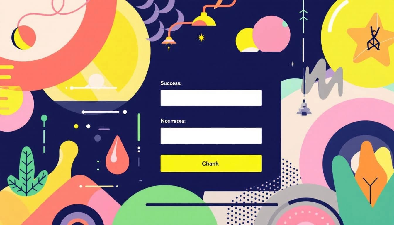 Accessible web form with clear labels